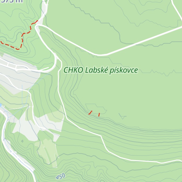 Map of Horní Rezavá věžička