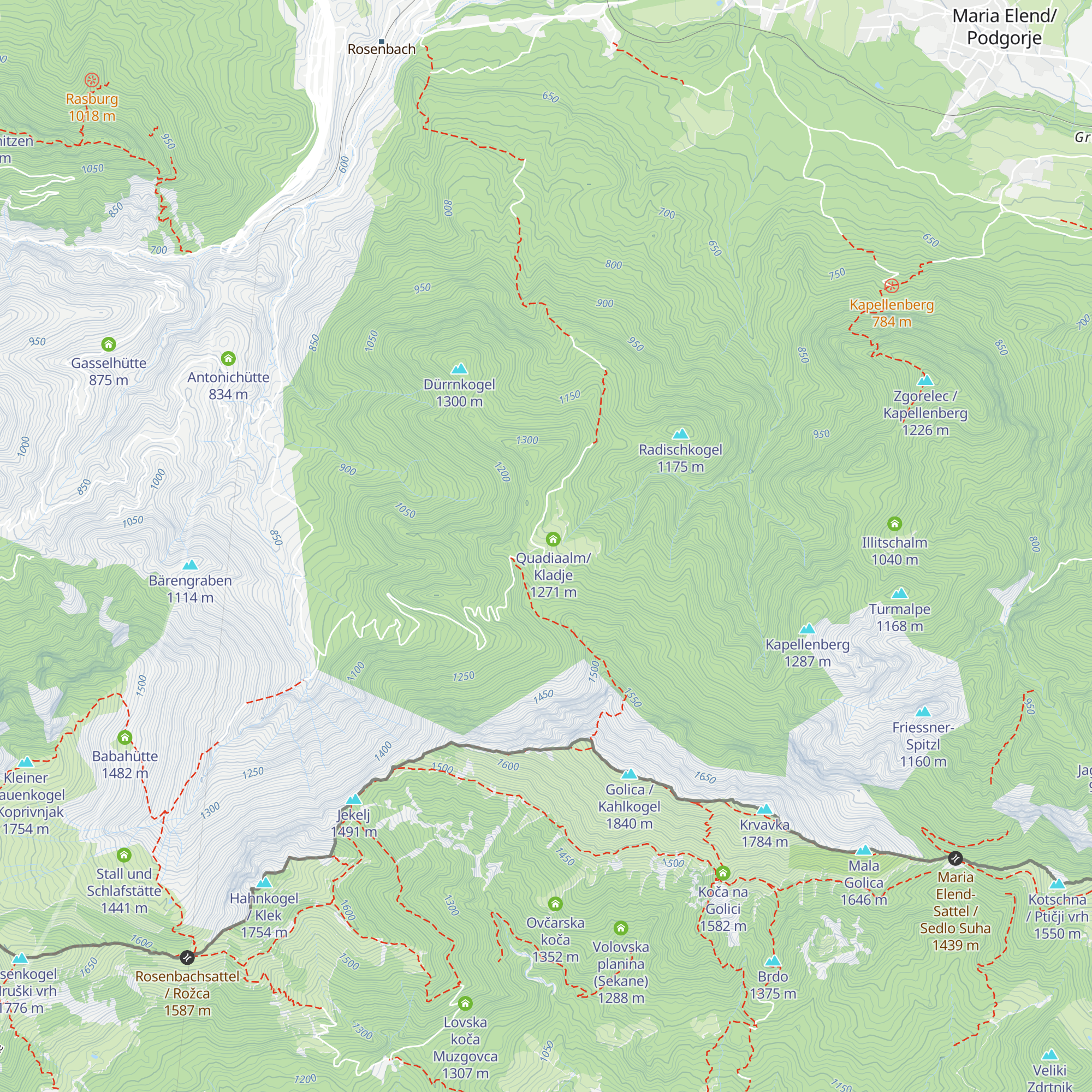 Zollhütte map