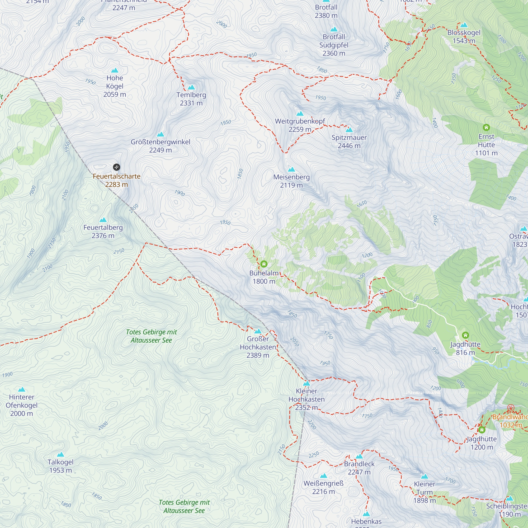 Bühelalm map