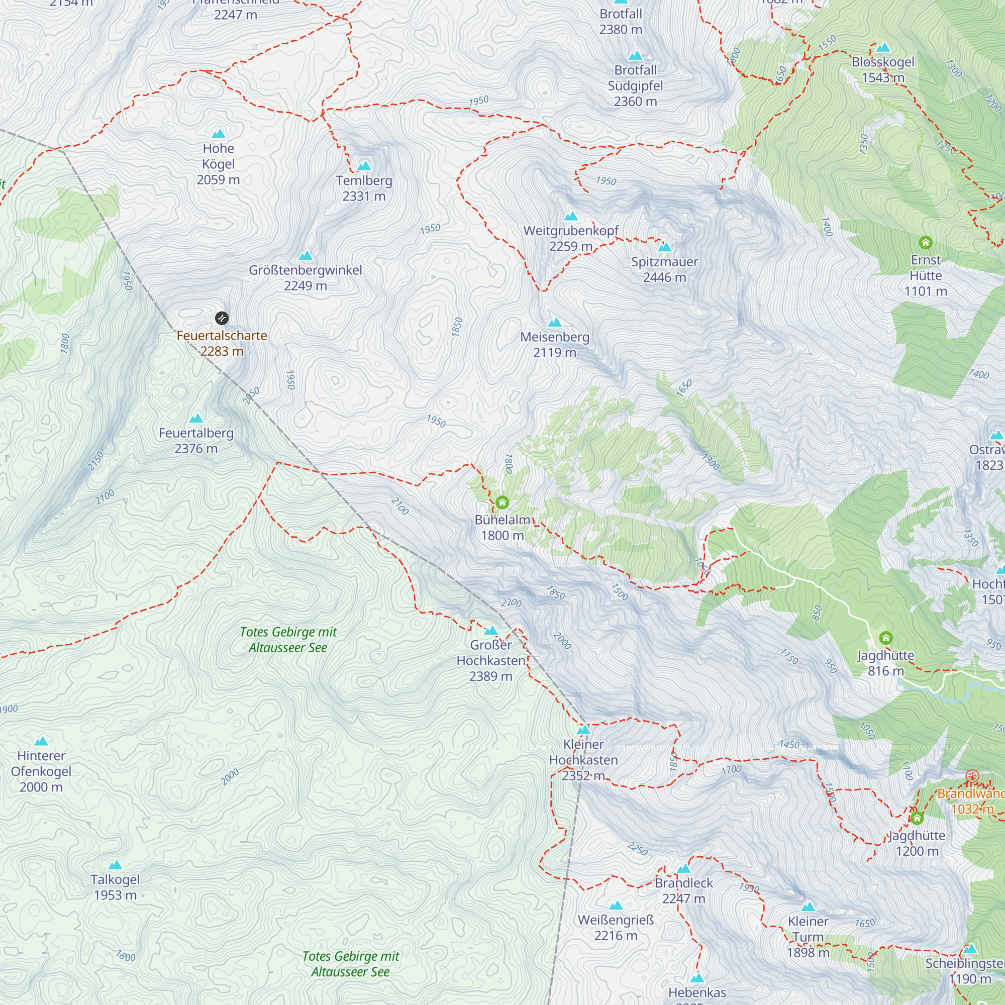 Bühelalm map