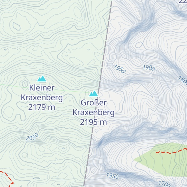 Map of Großer Kraxenberg