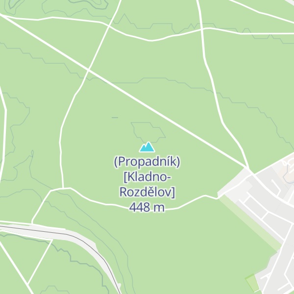 Map of (Propadník) [Kladno-Rozdělov]