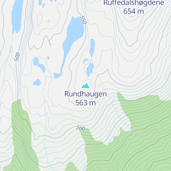 Map of Rundhaugen