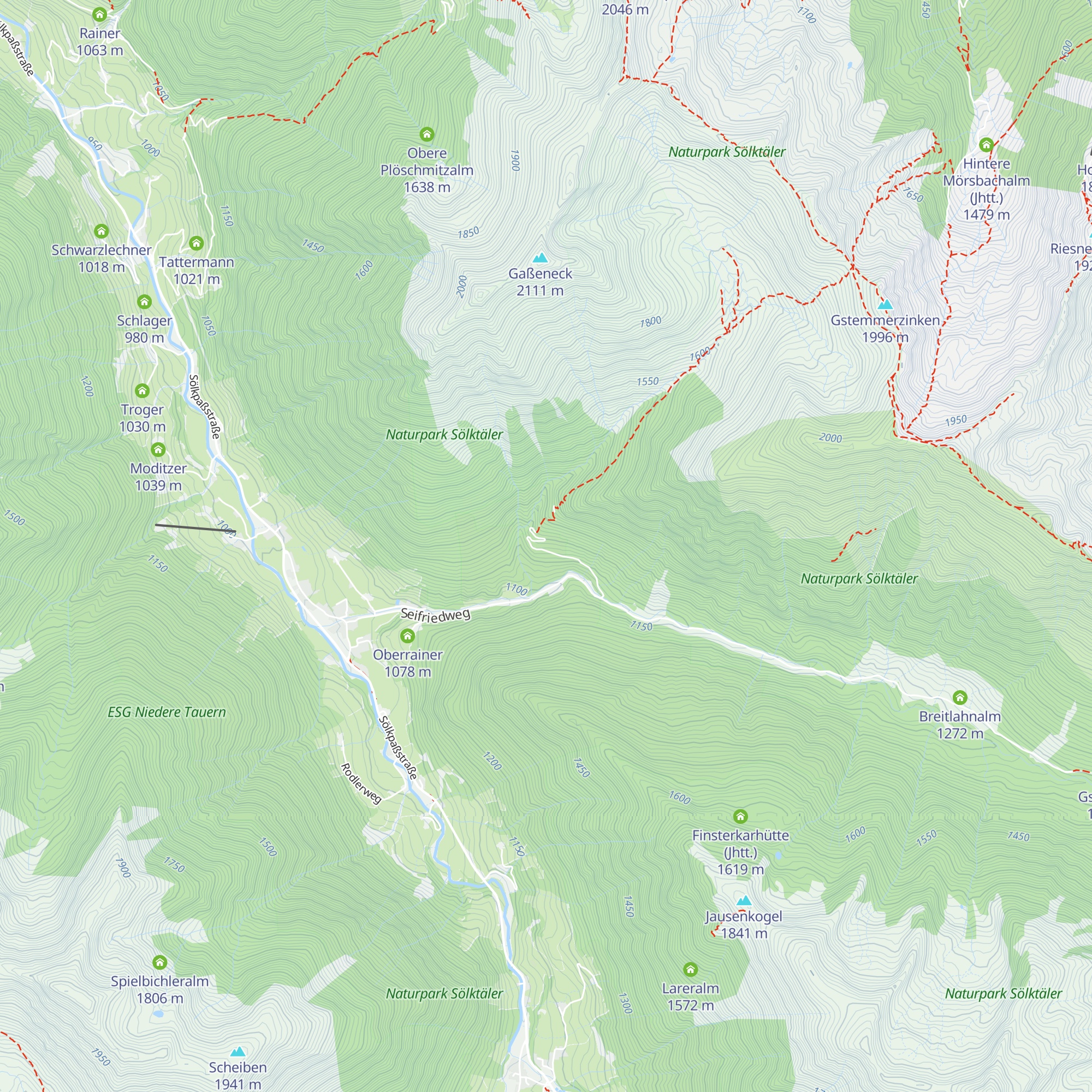 Mitterhofer Stadl map