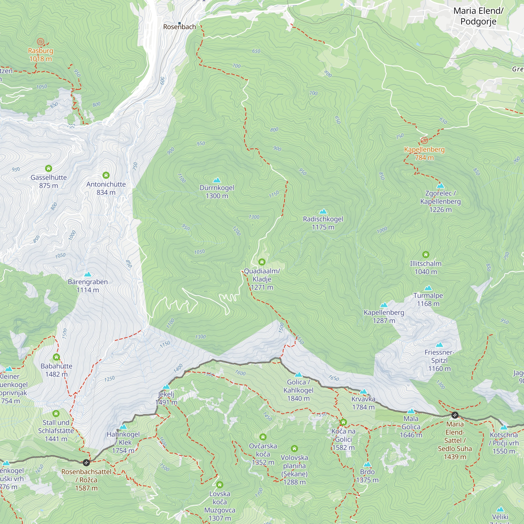 Quadiaalm/Kladje map