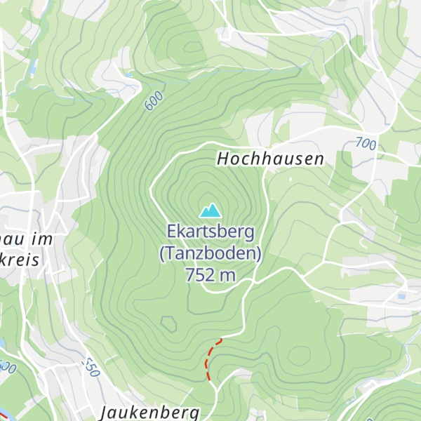 Map of Ekartsberg (Tanzboden)