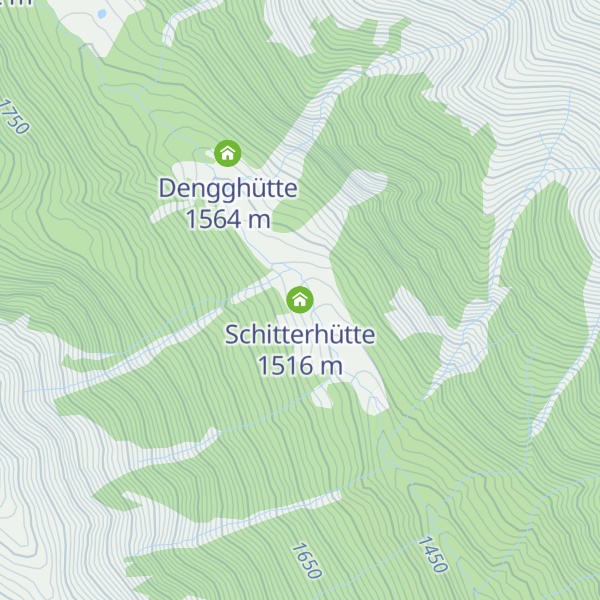 Map of Schitterhütte