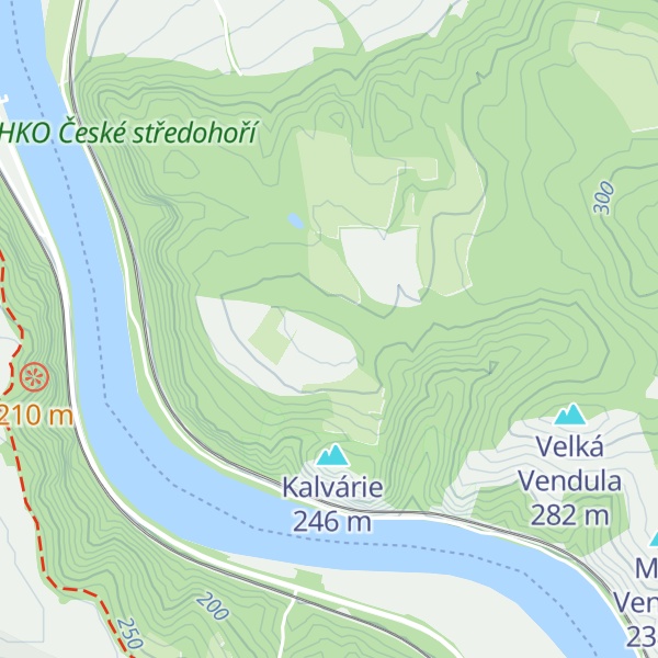 Map of Hrádek