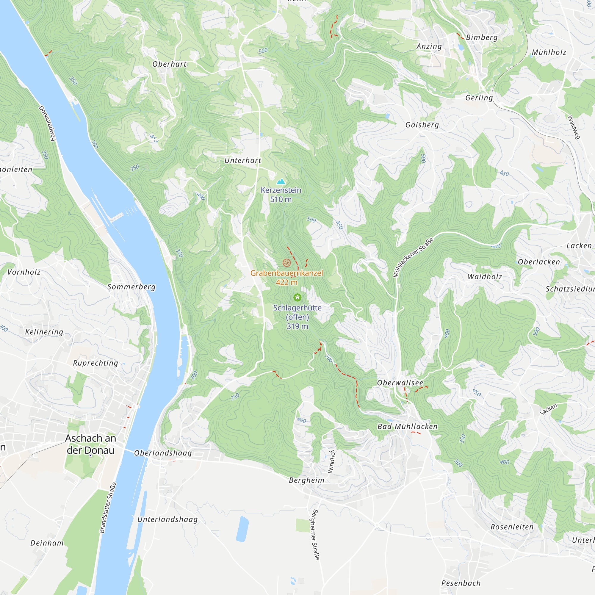 Schlagerhütte (offen) map