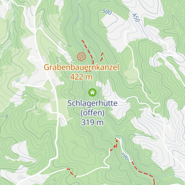Map of Schlagerhütte (offen)