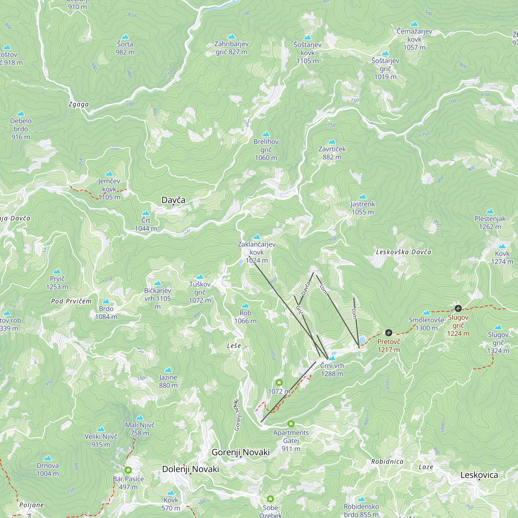 Čumar map