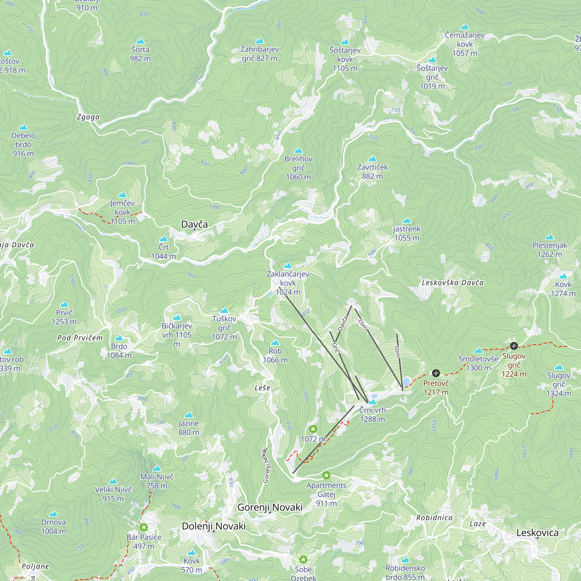Čumar map