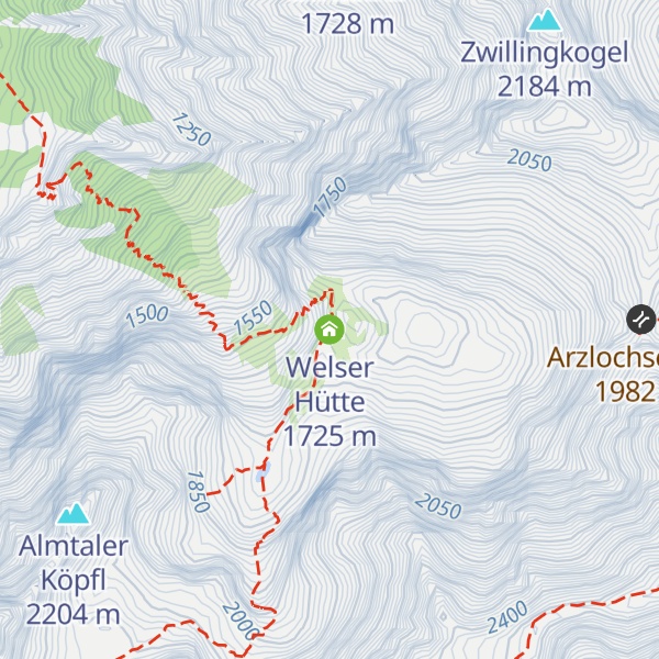 Map of Welser Hütte