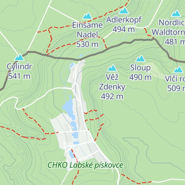 Map of Strážce pokladu