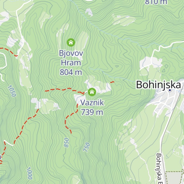 Map of Vaznik
