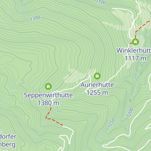 Map of Gmundnerhütte