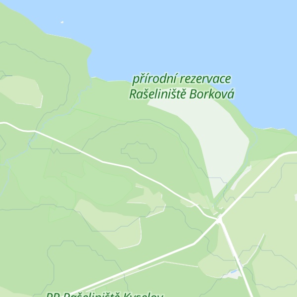 Map of Kyselovský les [Černá v Pošumaví-Kyselov]