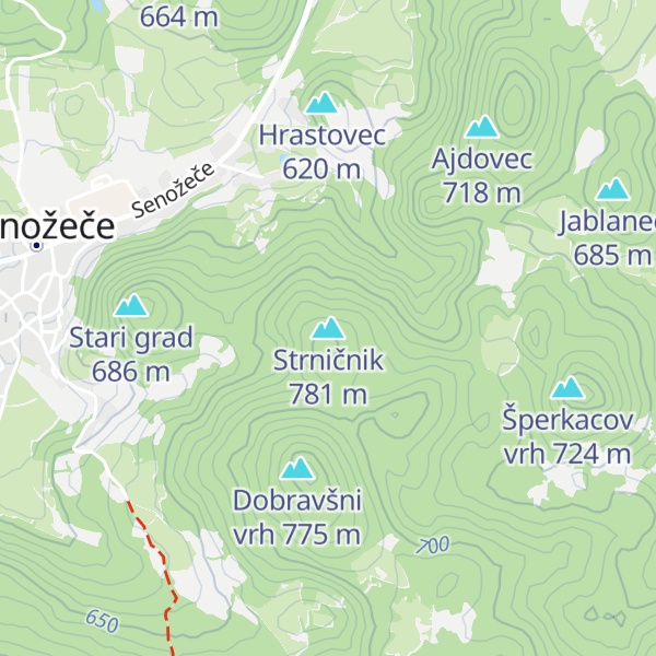 Map of Strničnik