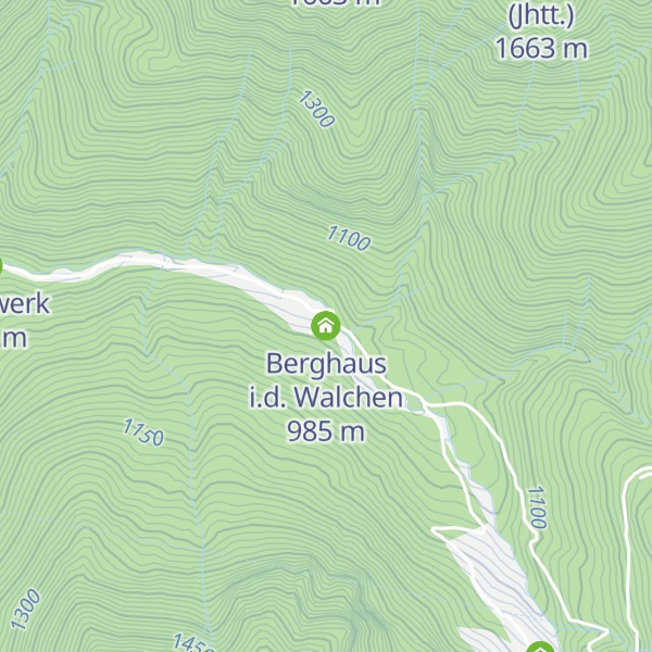 Map of Berghaus i.d. Walchen