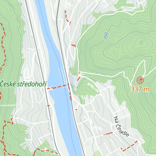 Map of Hrad Střekov