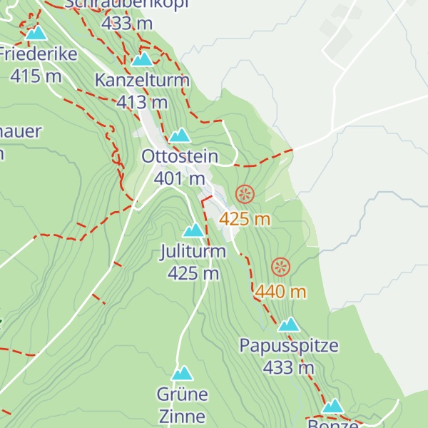 Map of Bielatal-Hütte