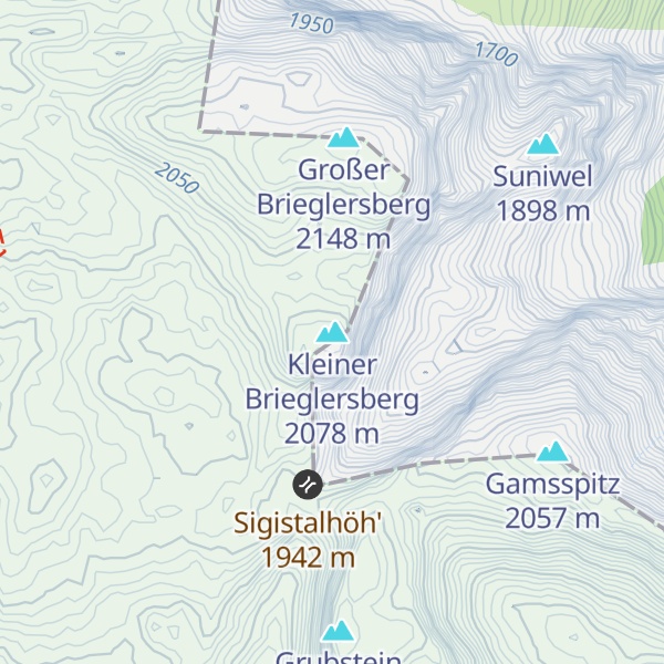 Map of Kleiner Brieglersberg