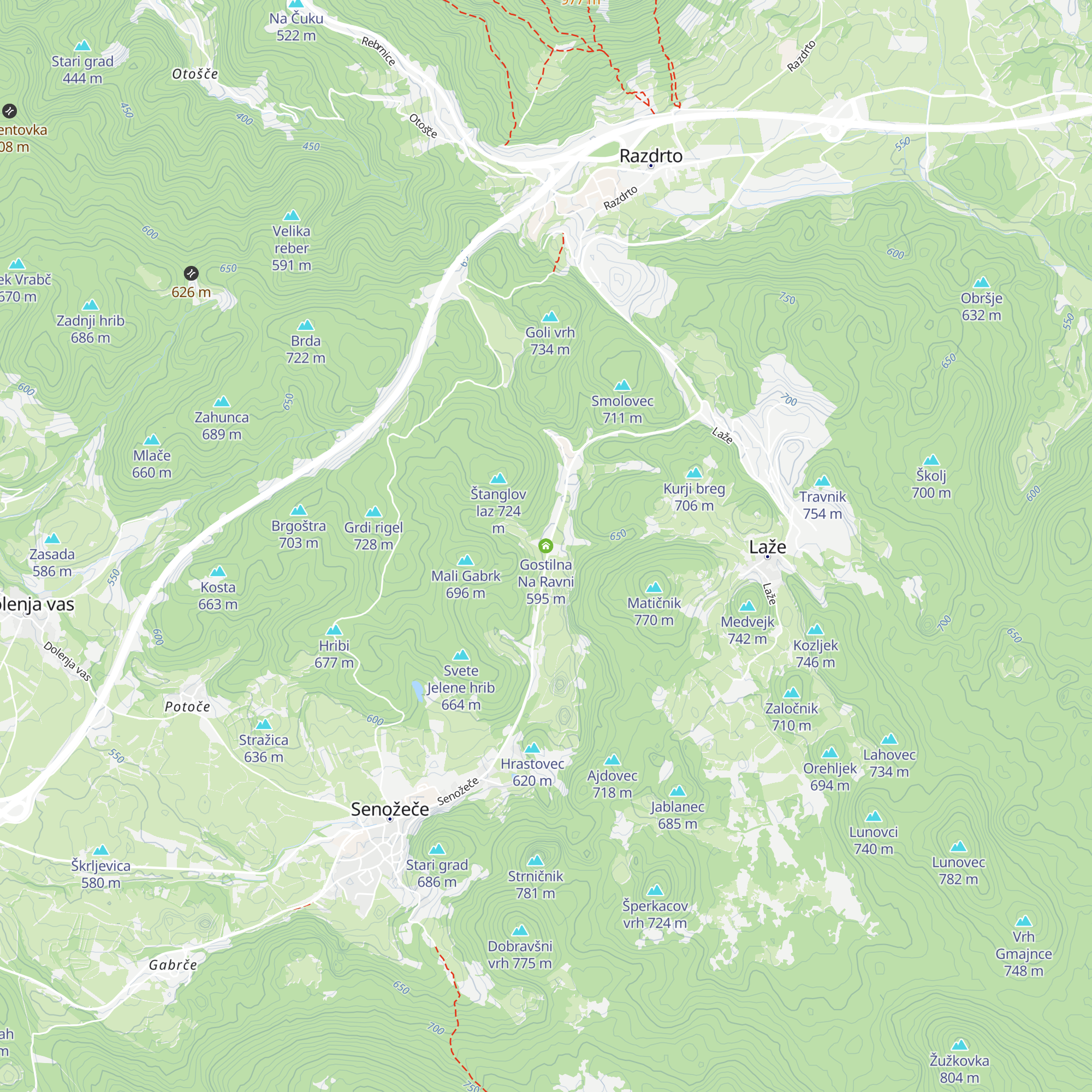 Gostilna Na Ravni map