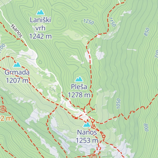 Map of Pleša