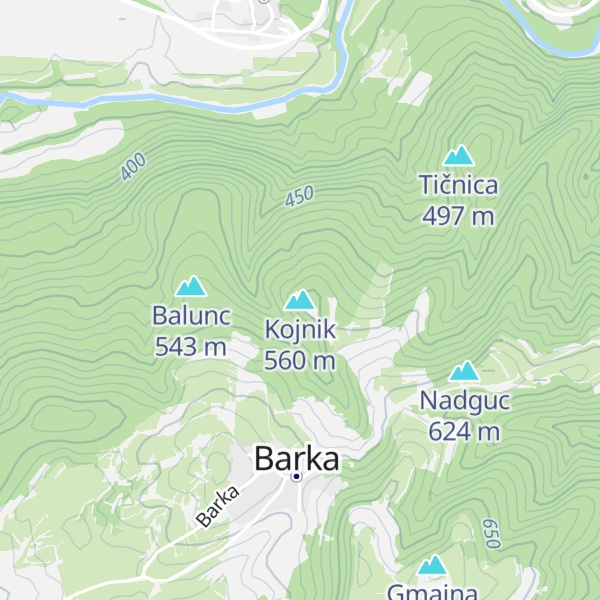 Map of Kojnik