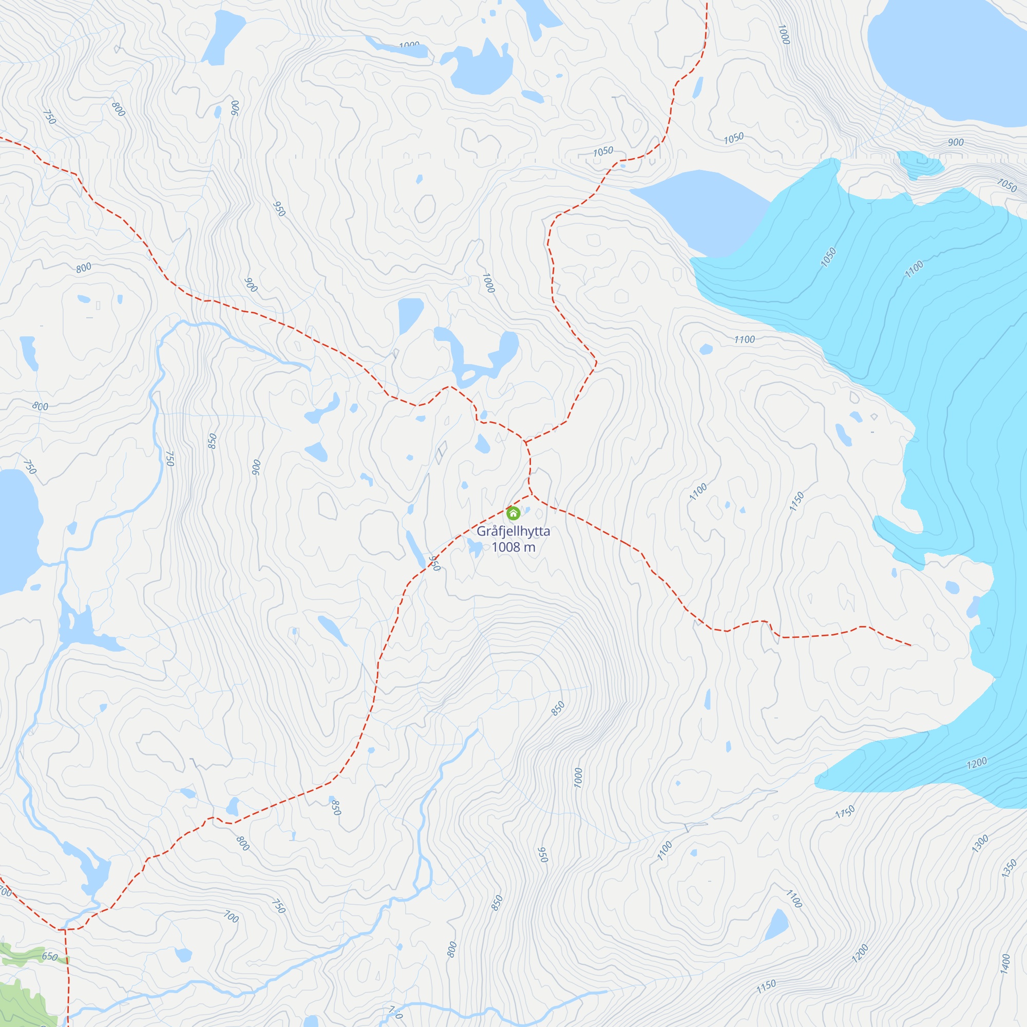 Gråfjellhytta map