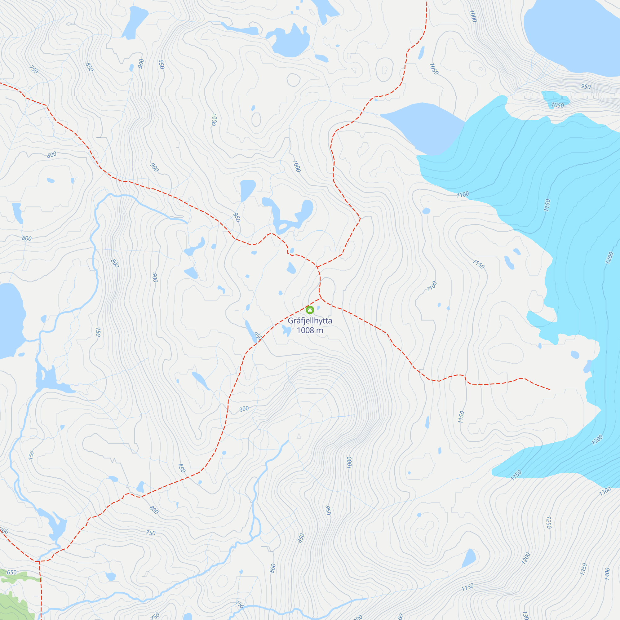 Gråfjellhytta map