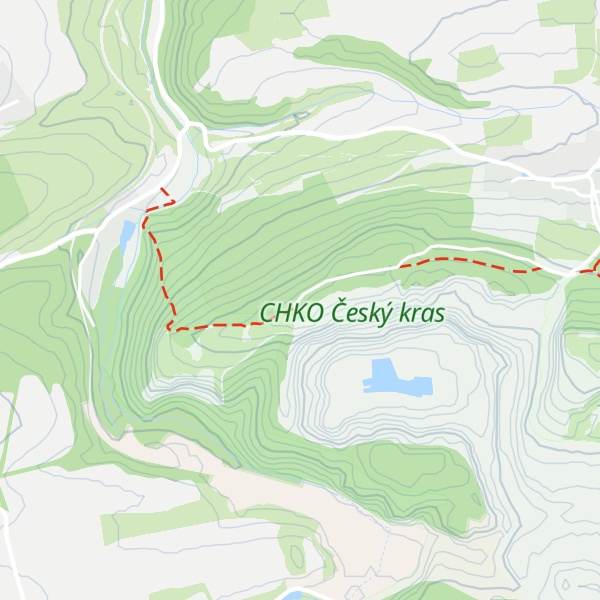 Map of (Čertovy schody) [Koněprusy] outlook p.