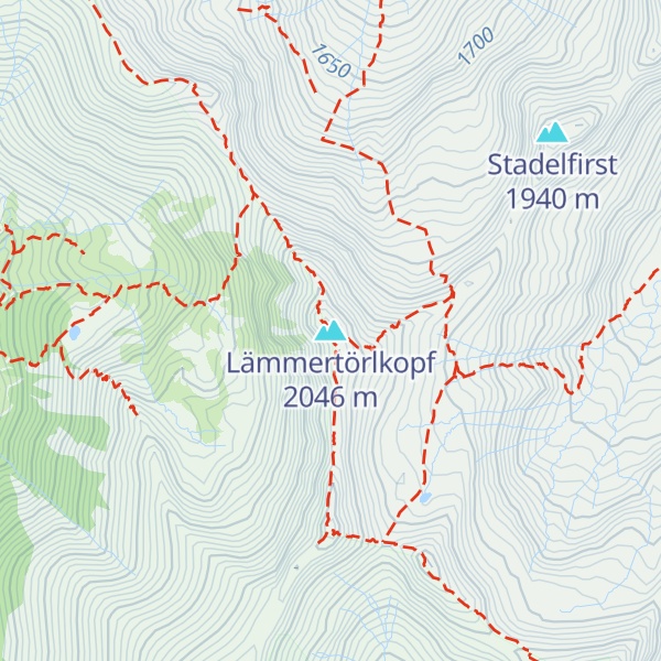 Map of Lämmertörlkopf