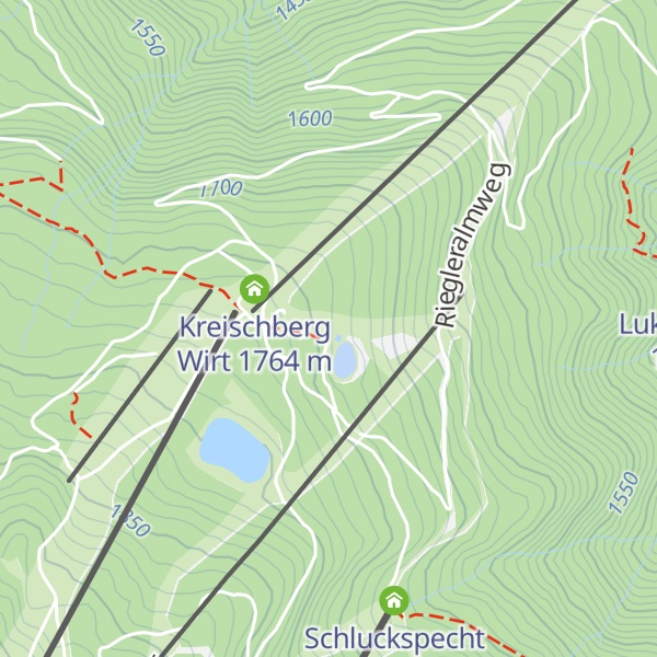 Map of Rieglerhütte
