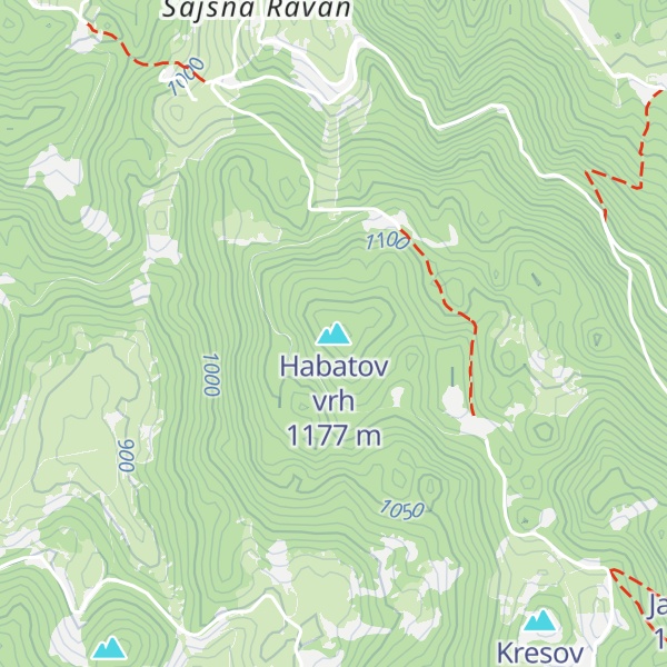 Map of Habatov vrh