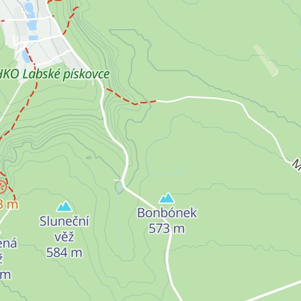 Map of Velký hlásný