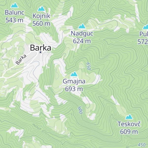 Map of Gmajna