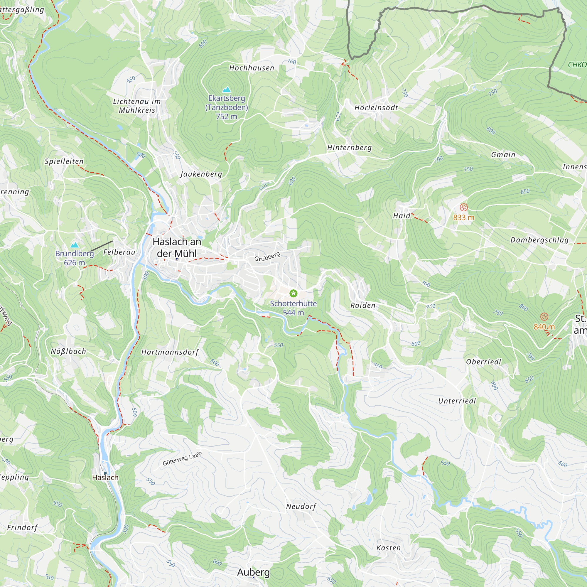 Schotterhütte map