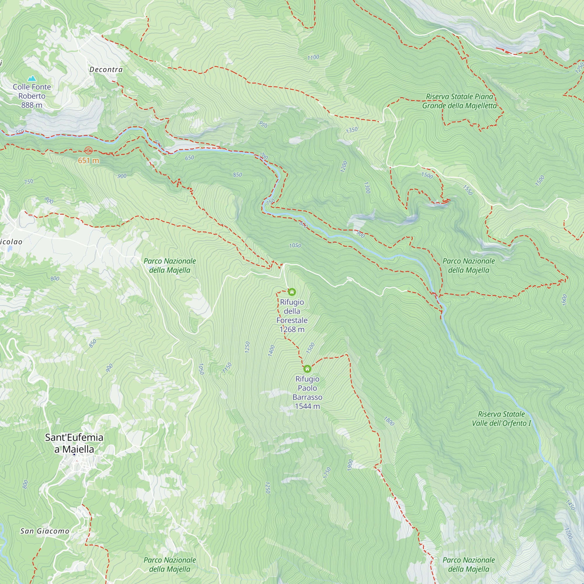 Rifugio della Forestale map