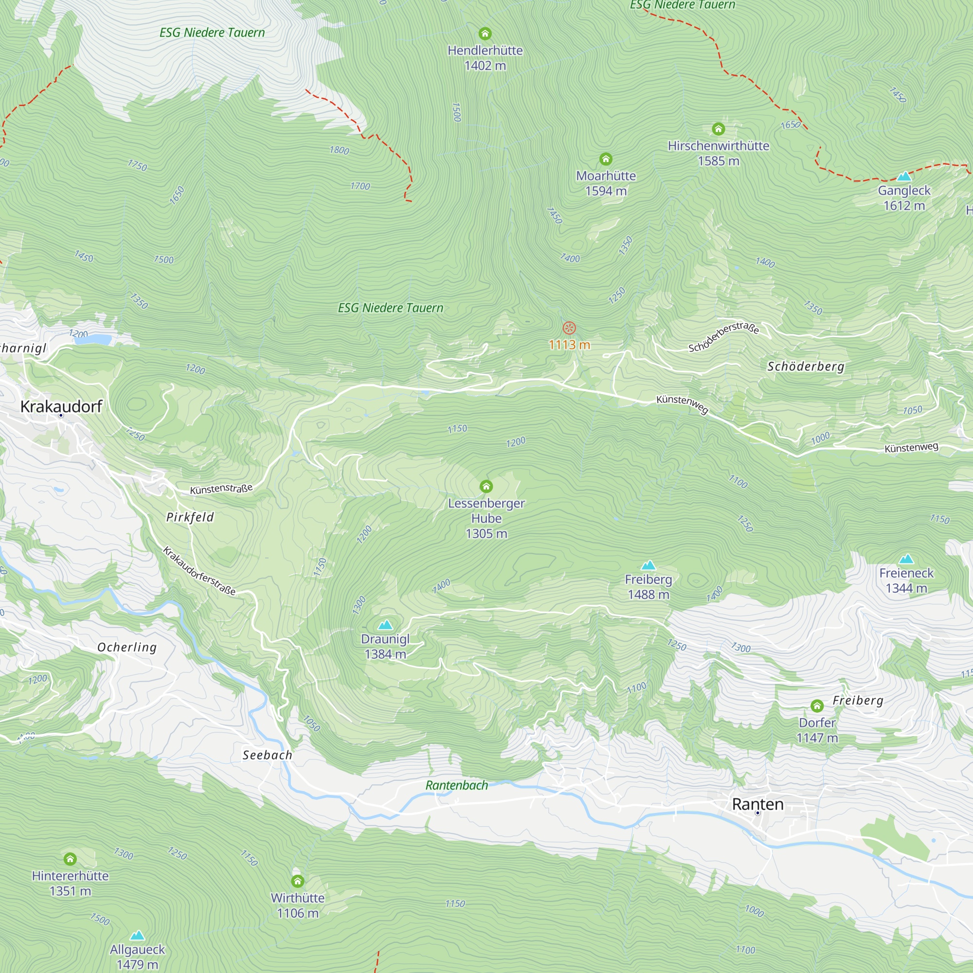 Lessenberger Hube map