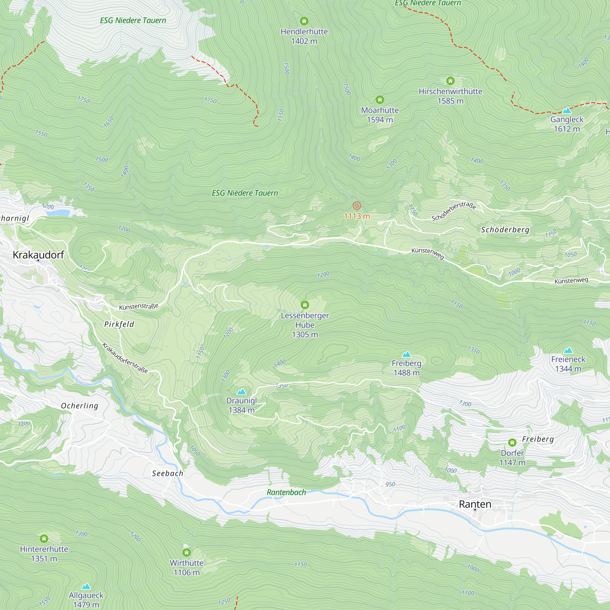 Lessenberger Hube map