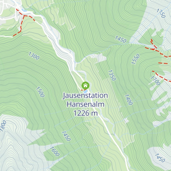 Map of Jausenstation Hansenalm