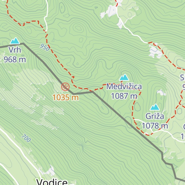 Map of Razsušica (Glavičorka)