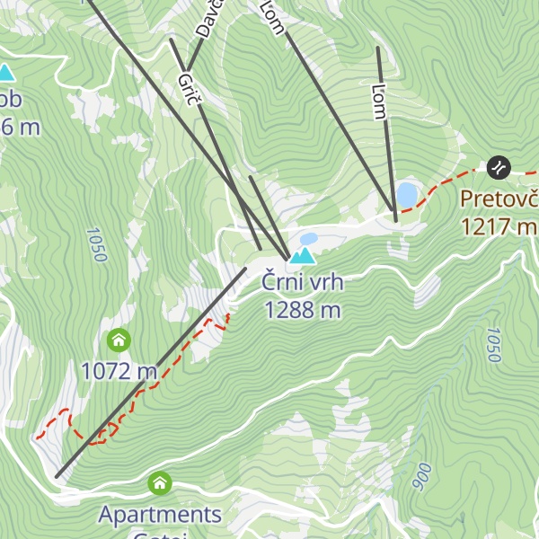 Map of Alpine pearl - SKI Resort Cerkno