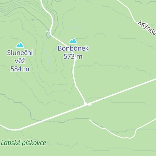 Map of Ledový kámen