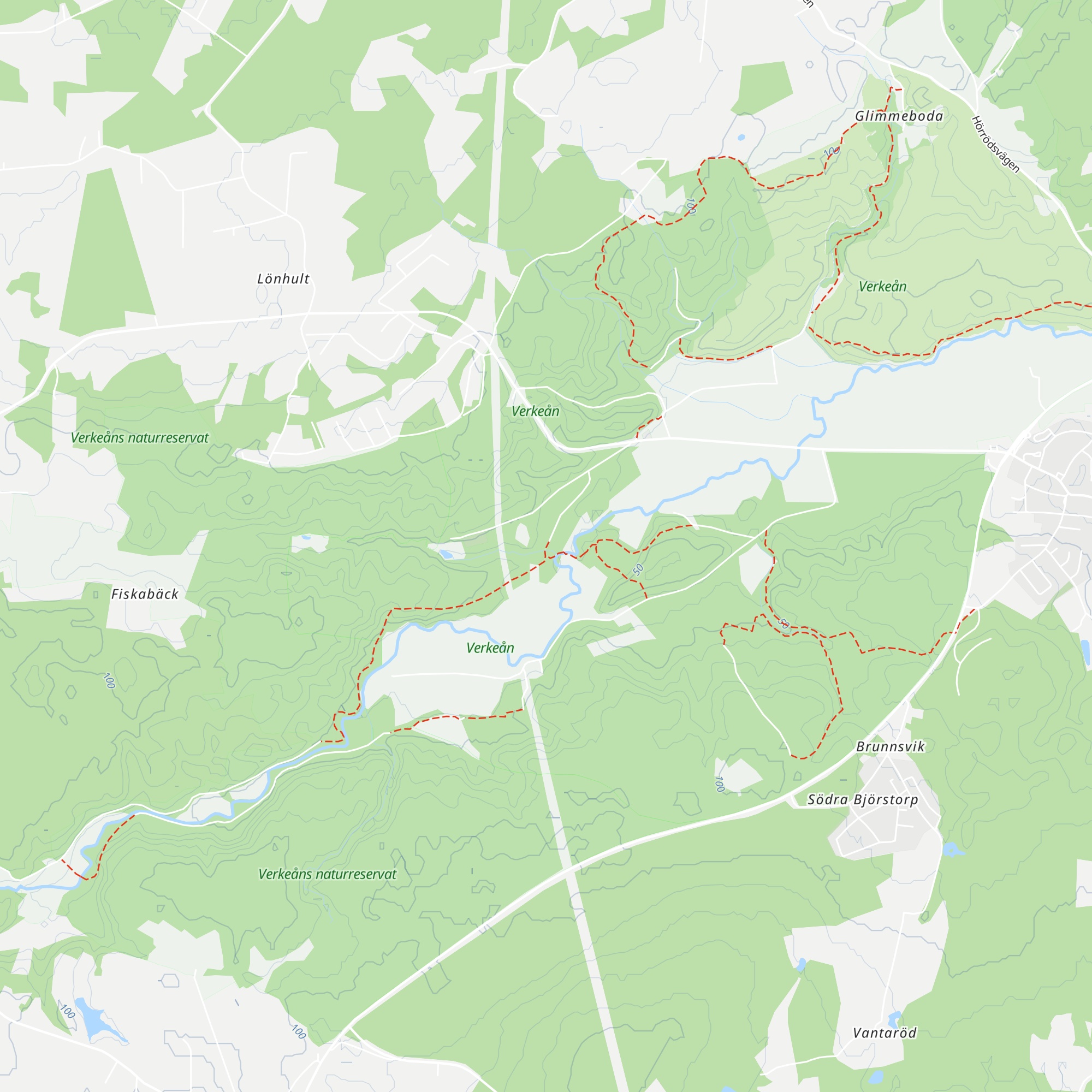 Vantalängan map