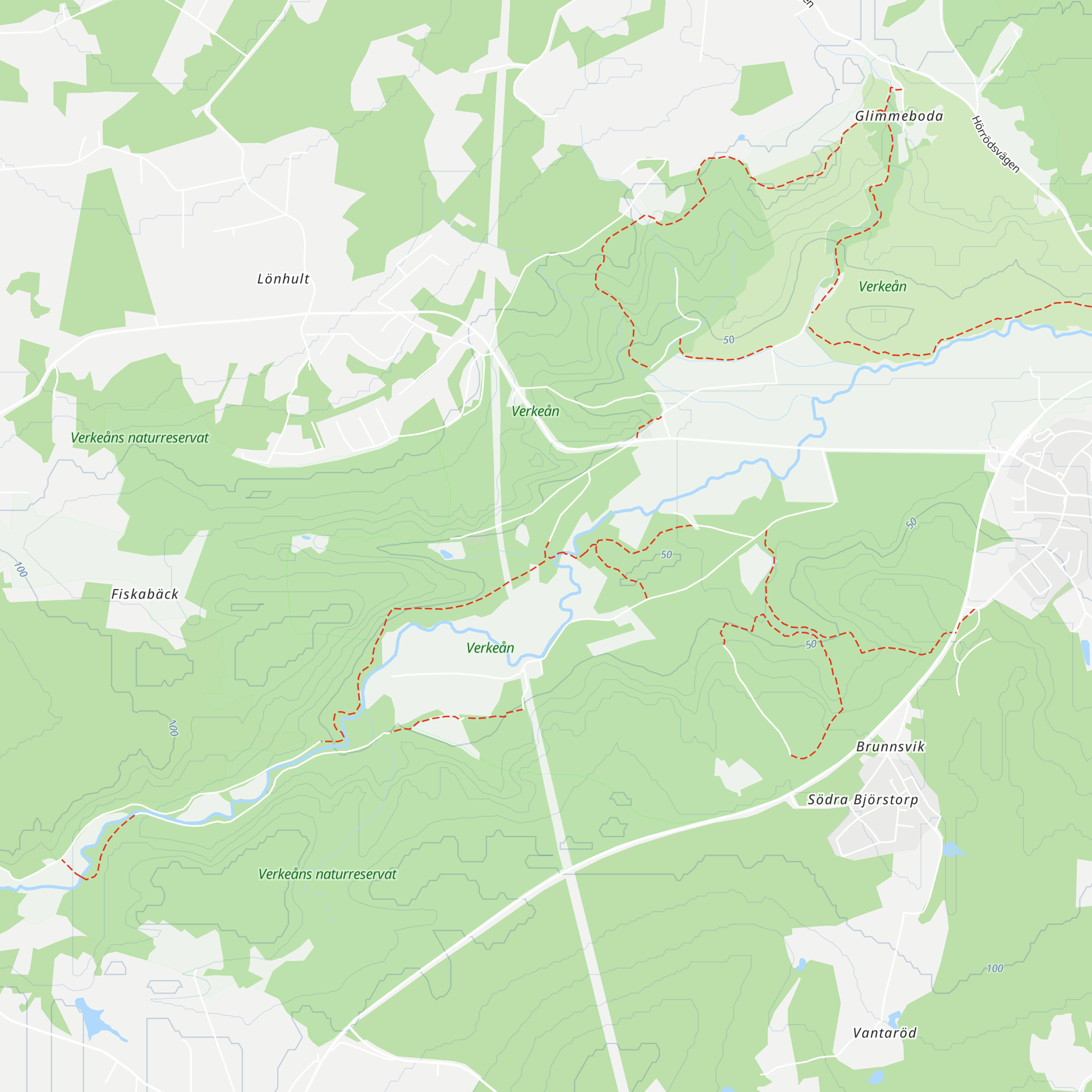 Vantalängan map