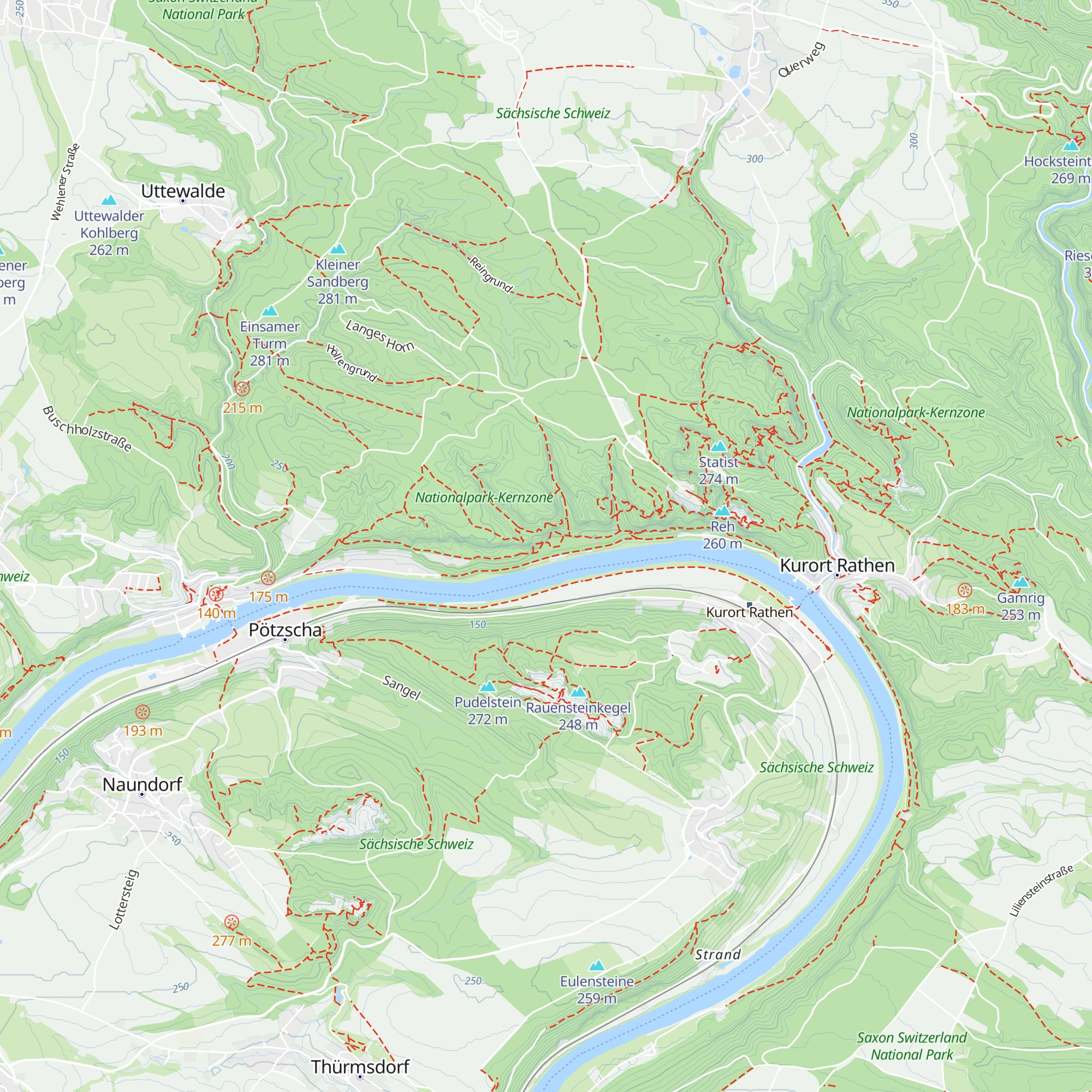 Karl-Stein-Hütte map