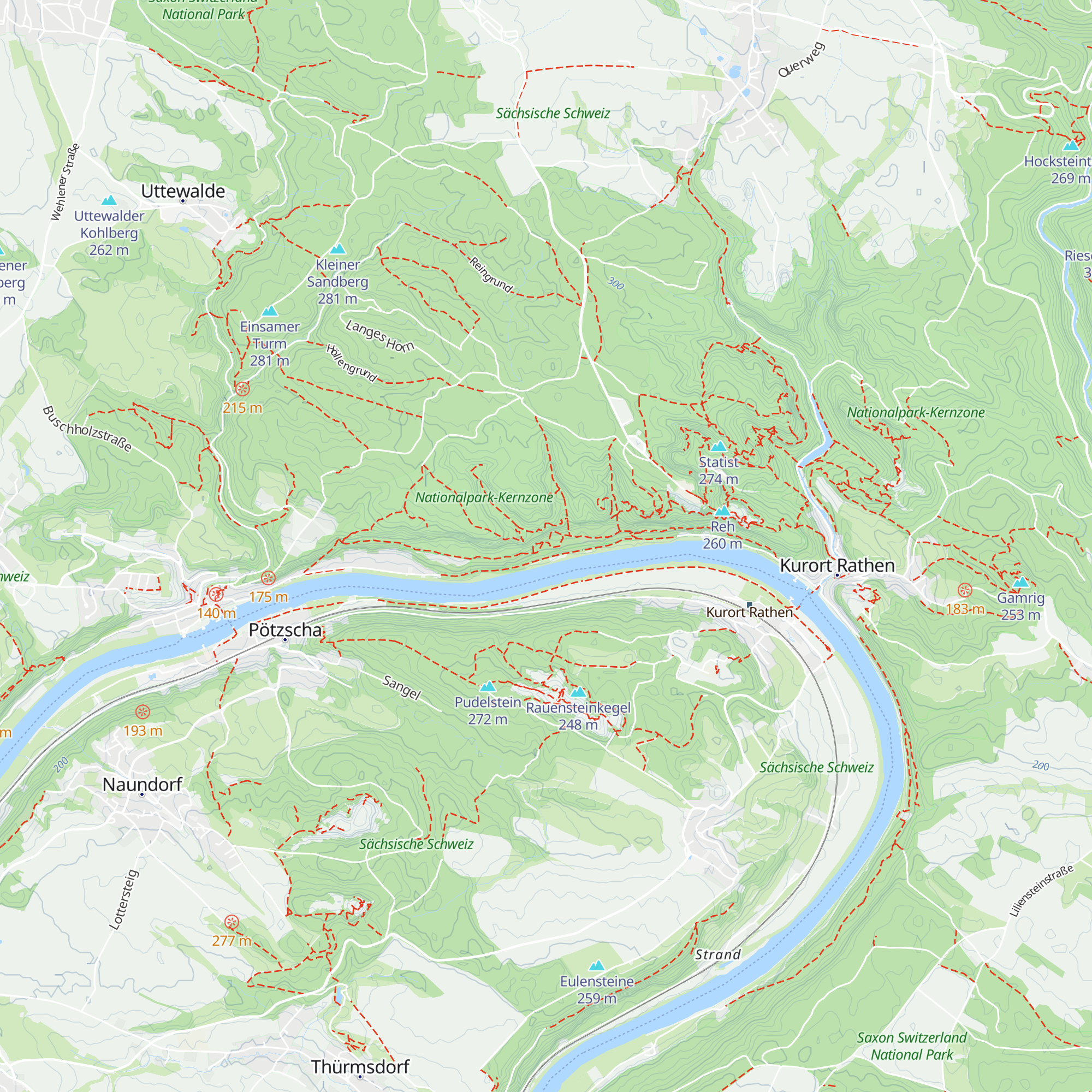 Karl-Stein-Hütte map
