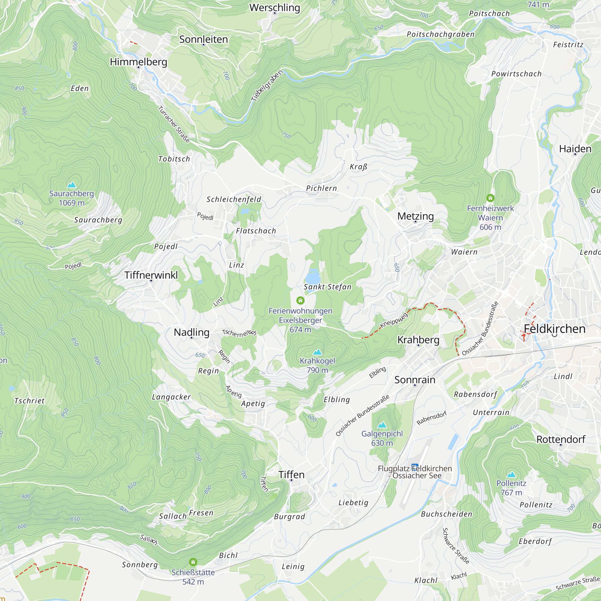 Ferienwohnungen Eixelsberger map